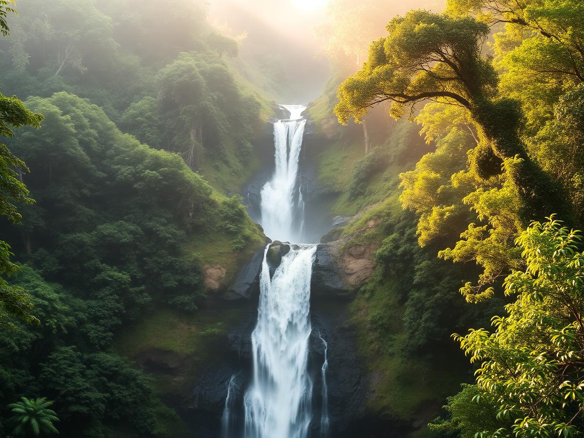 Cachoeira em Alfredo Wagner